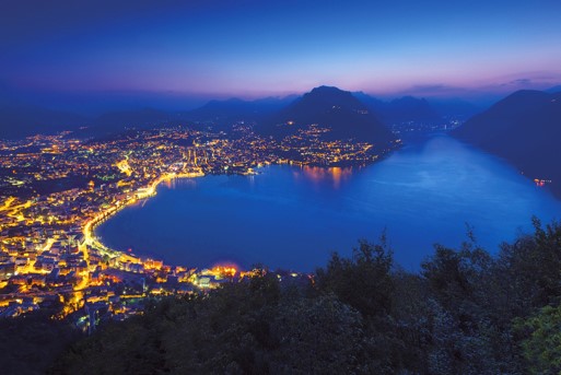 Lugano dal Monte San Salvatore